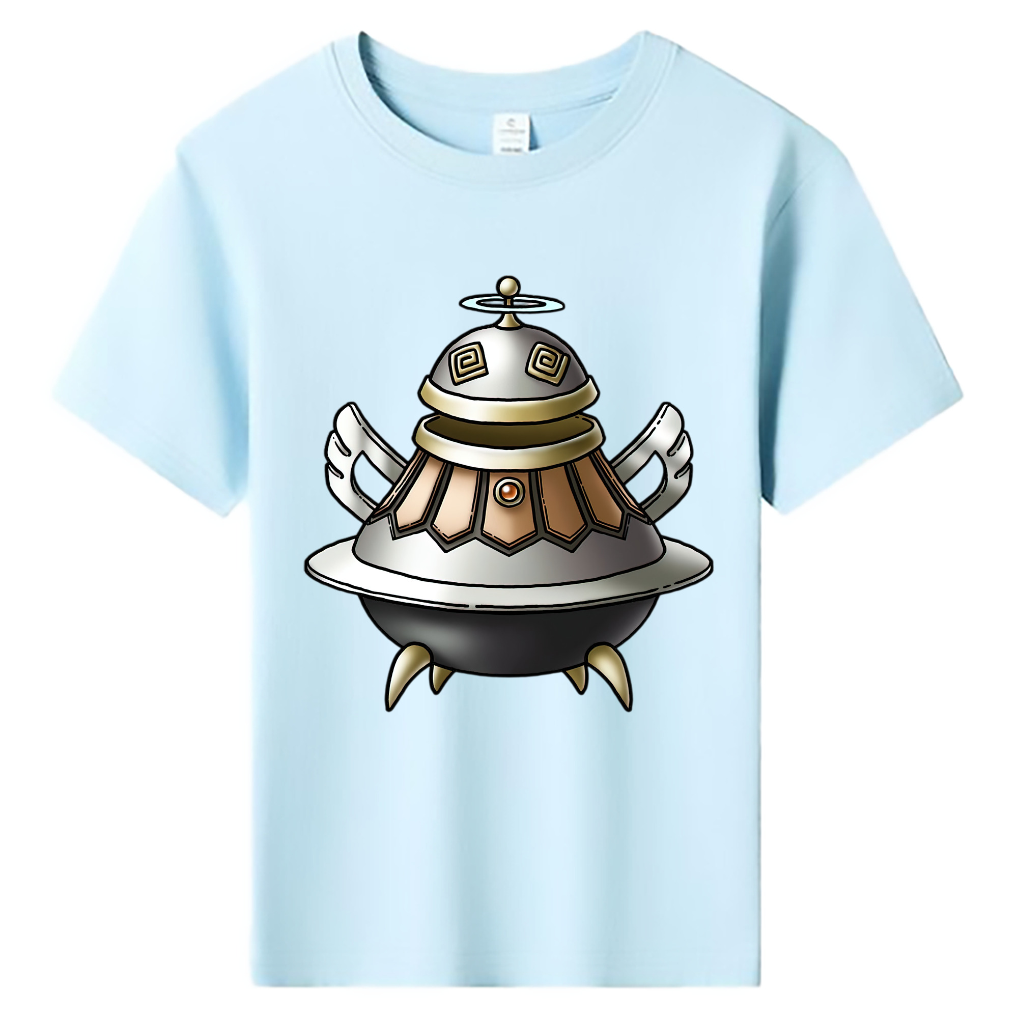 （画像用） ドラゴンクエスト Doragon Kuesuto Dragon Quest 綿100％キッズTシャツ（フロントプリント）